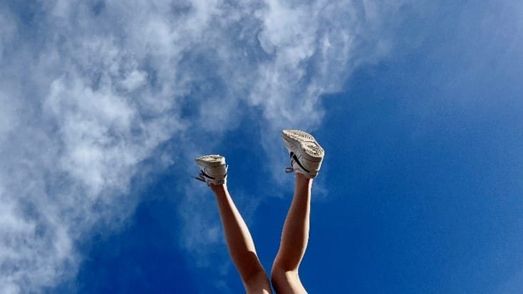 legs in the sky photo